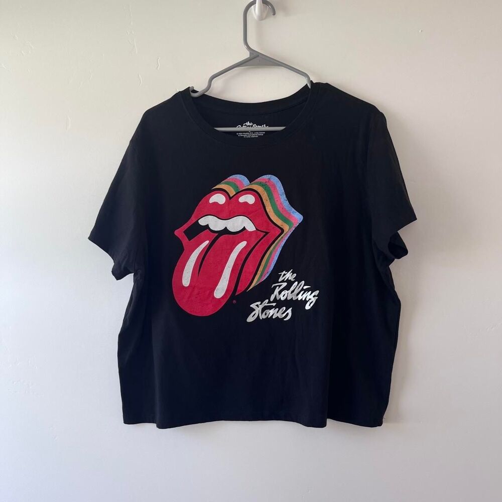 The-rolling-stones Women's Black T-shirt